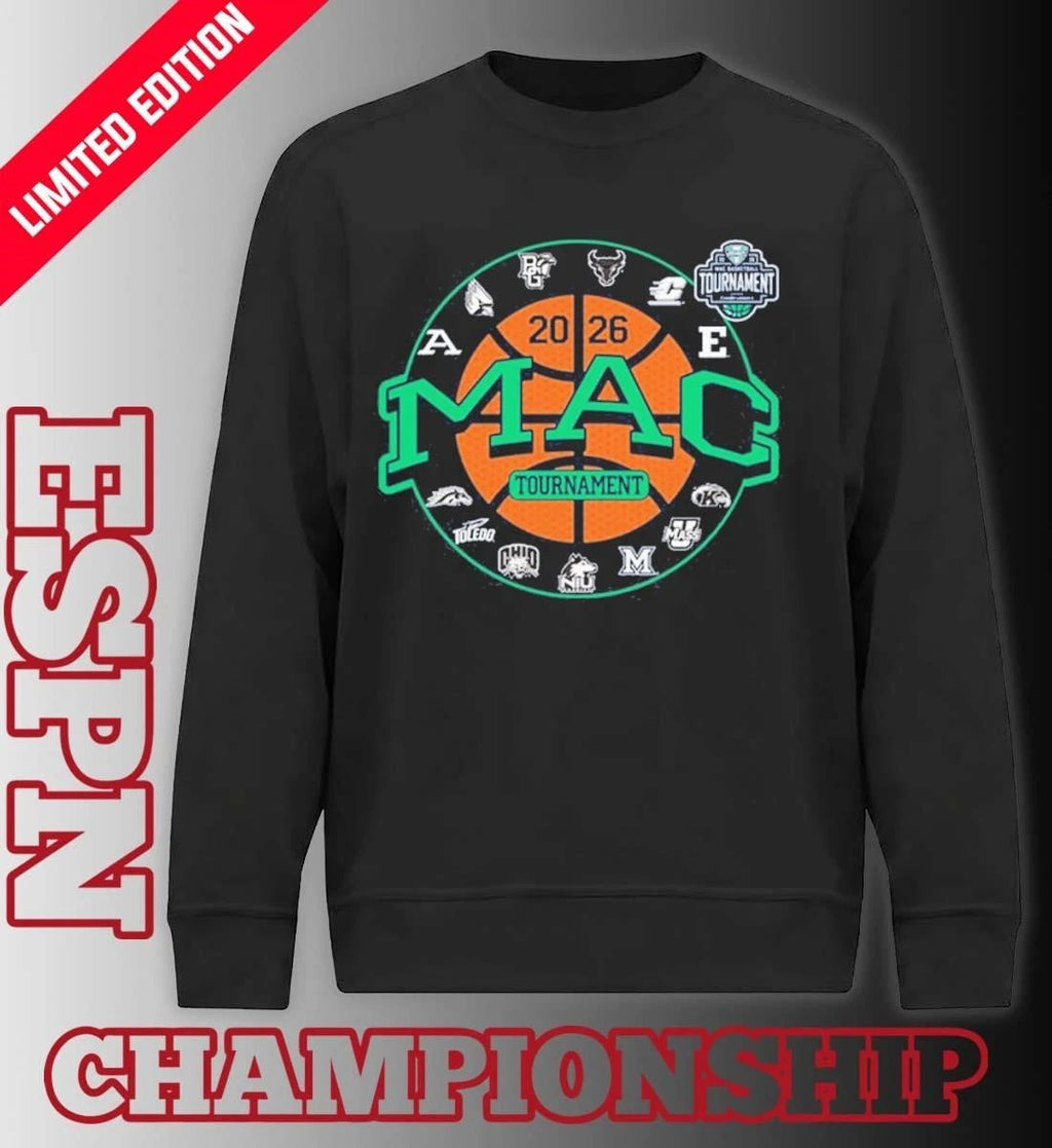 2026 MAC Men’s Basketball Tournament Team Logo Shirt