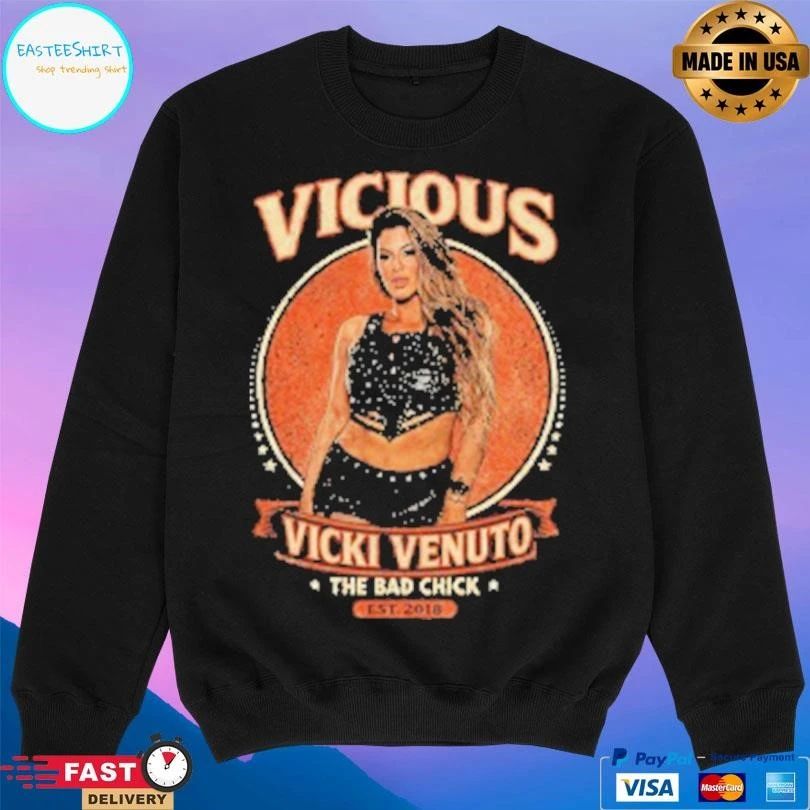 Vicious Vicki Venuto The Bad Chick Est 2018 T-shirts