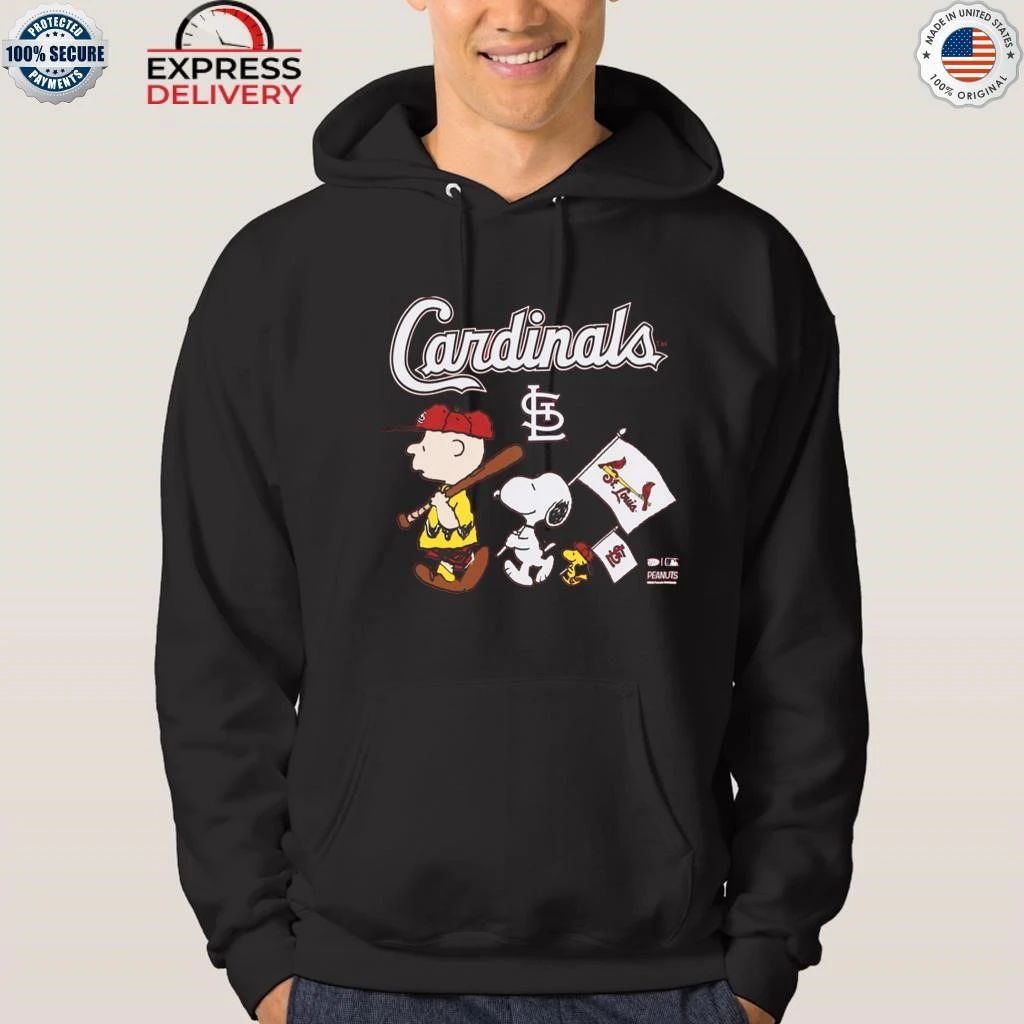 St. Louis Cardinals Toddler Peanuts Flag Shirt