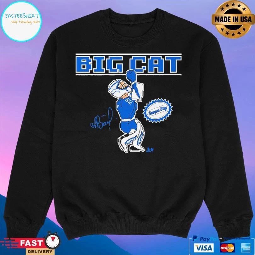 Andrei Vasilevskiy Big Cat Retro Punch Tampa Bay Lightning T-shirts