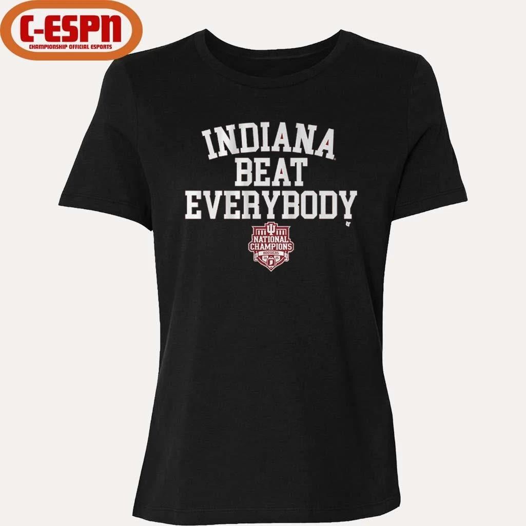 IU Football Indiana Beat Everybody CFP National Champions T-Shirt