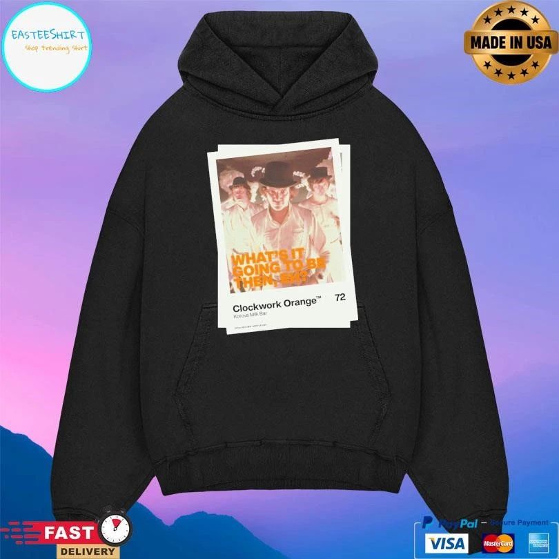 Clockwork Orange Korova Milk Bar What’s It Going To Be Then Eh T-shirts