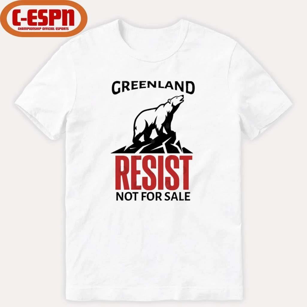 RESIST Greenland Not For Sale T-Shirt