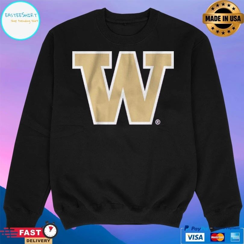 Washington Huskies Men’s Basketball Primary Logo T-shirt