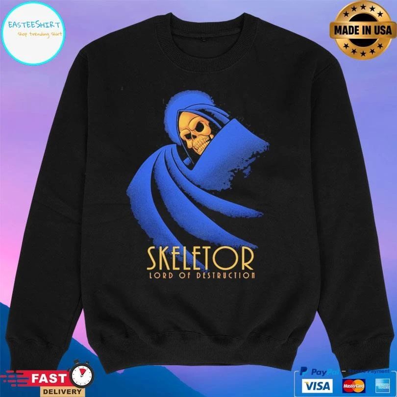 The Skull Faced Sorcerer Skeletor Lord Of Destruction T-shirts