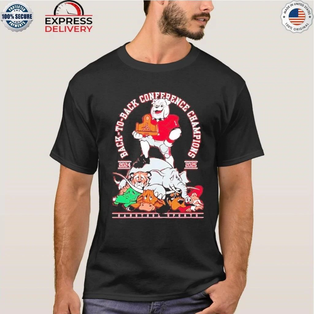 2024 2025 Georgia Back To Back Conference Champions Shirt