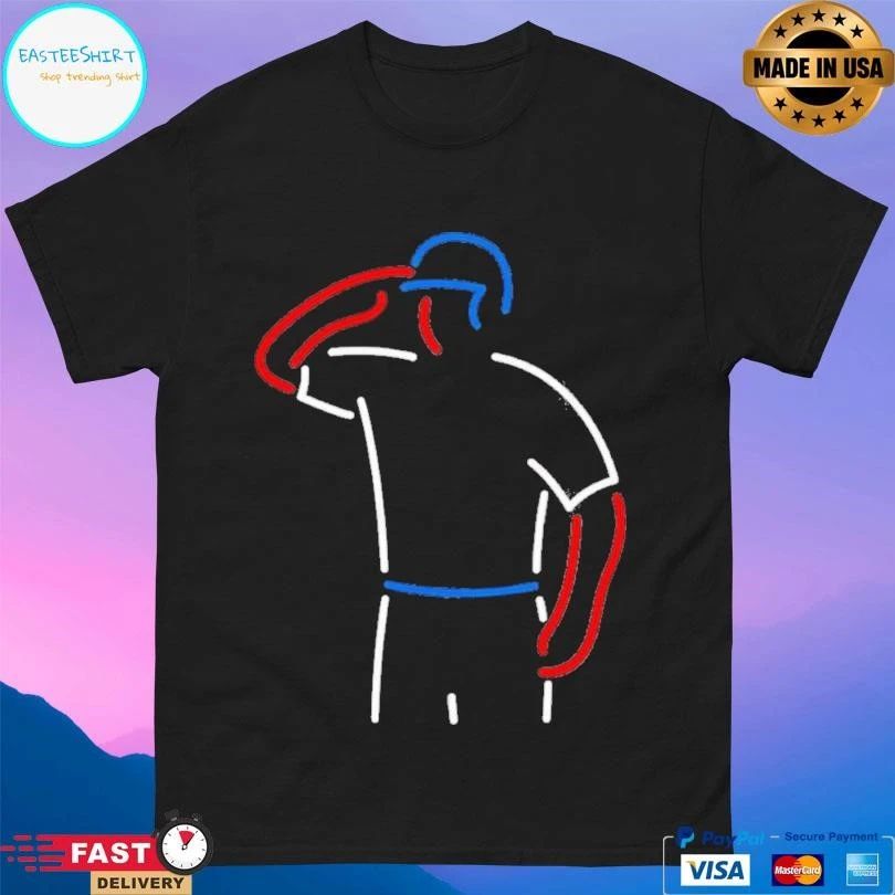 Neon Baseball Salute T-shirts