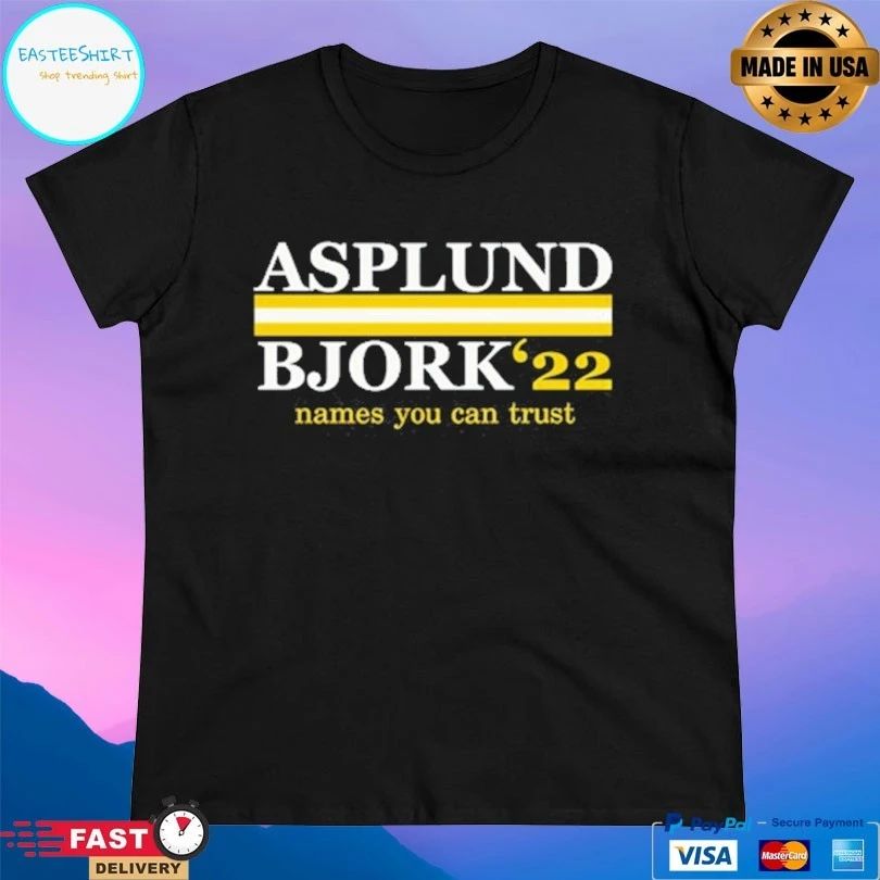 Asplund Bjork 22 Names You Can Trust T-shirts
