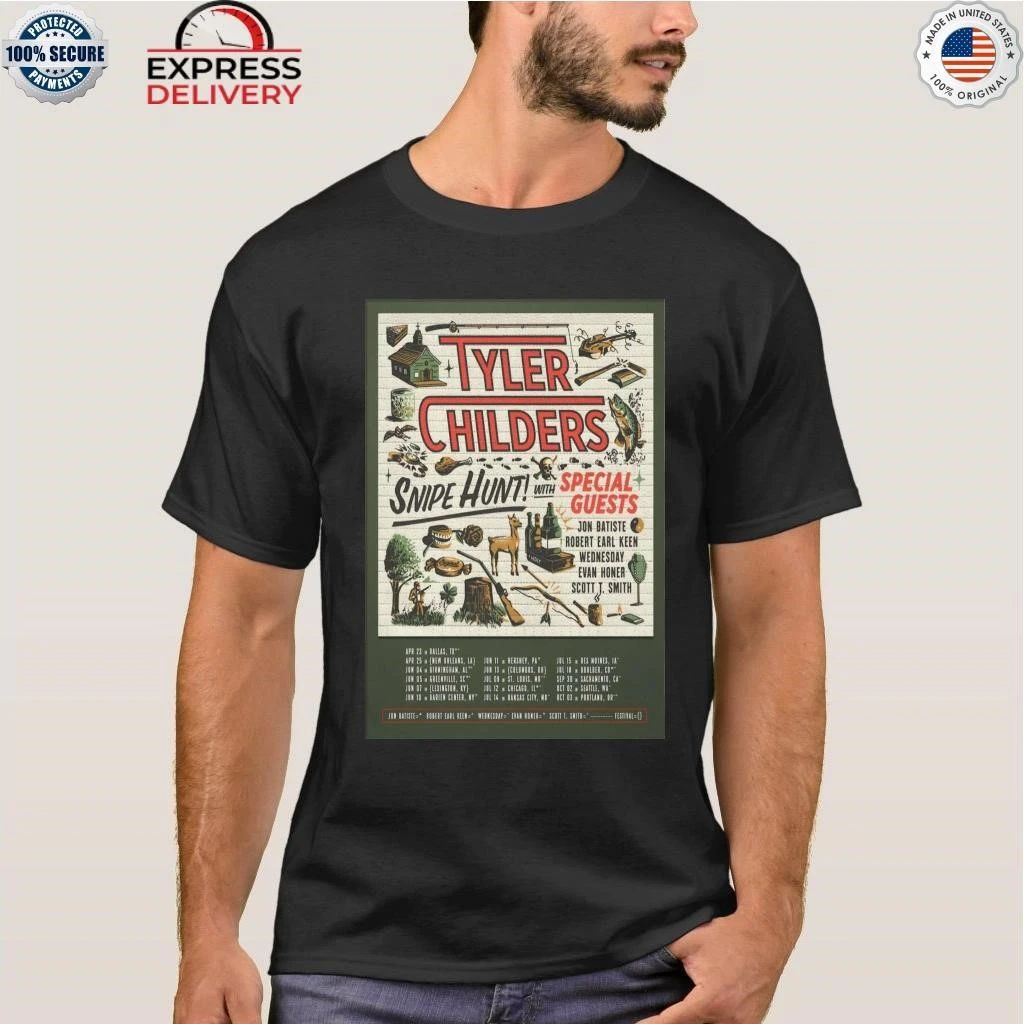 Tyler Childers Blotter Sheet Snipe Hunt Tour 2026 Shirt