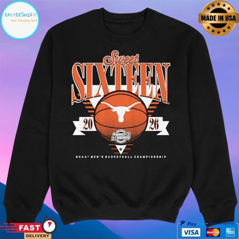 Texas Longhorns Mbb 2026 Sweet Sixteen NCAA Men’s Basketball Championship March Madness T-shirt