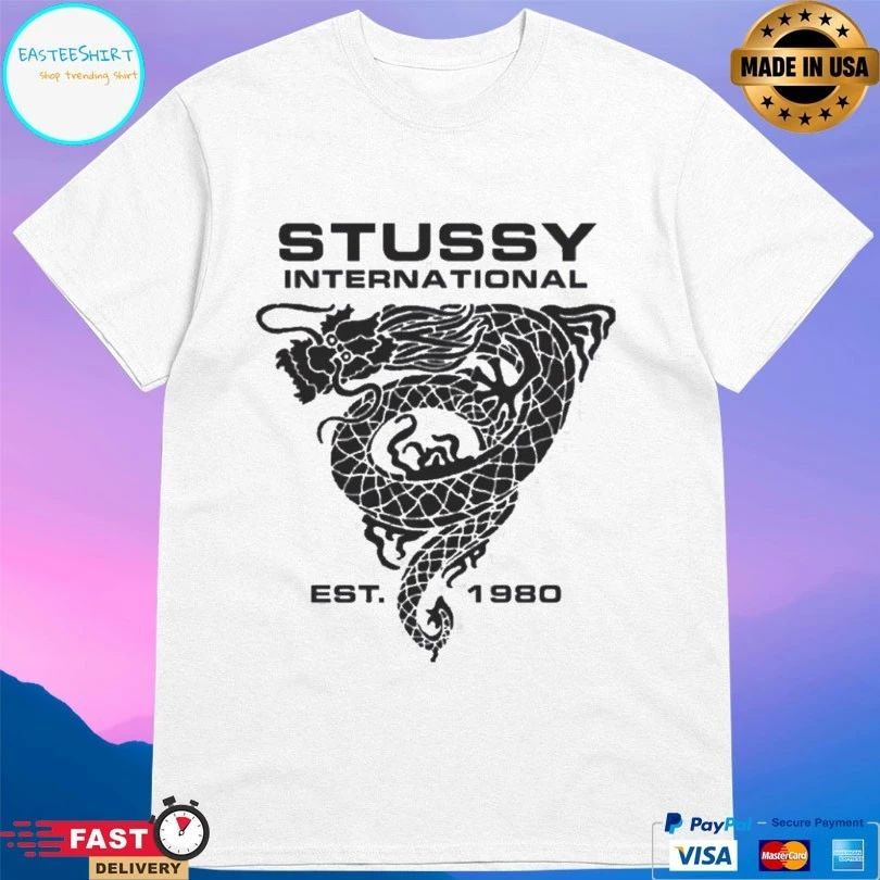 Stussy International Dragon Est 1980 T-shirt