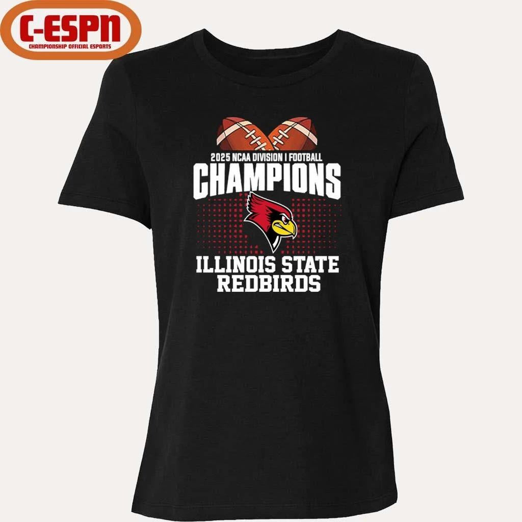 Illinois State Football 2025 NCAA DI FCS National Champions T-Shirt