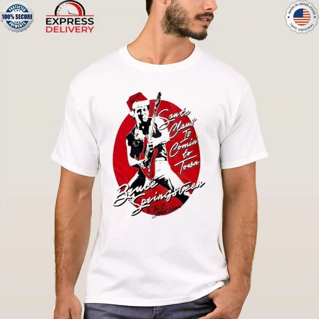 Bruce Springsteen Santa Claus is Comin’ to Town Shirt