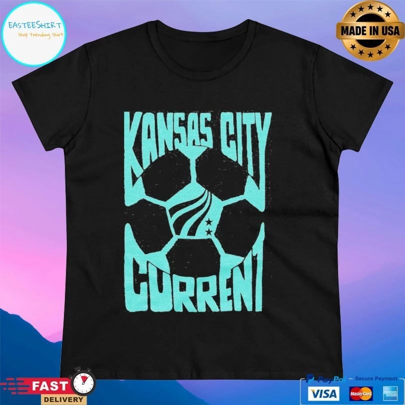 Kansas City Current Soccer Ball T-shirts
