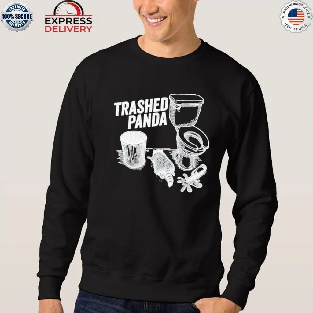 Trashed Panda Funny Drunk Racoon Shirt