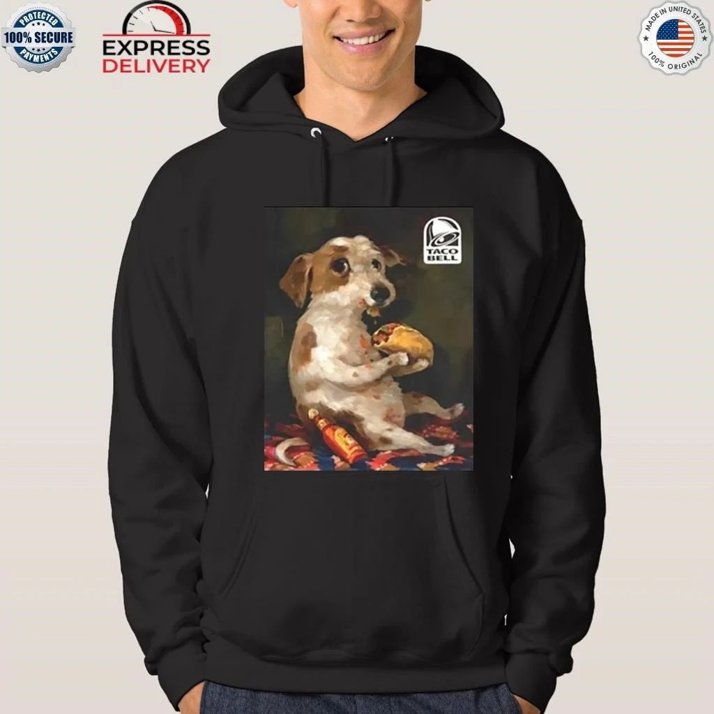 Dog Chill With Taco Bell Graphic Shirt