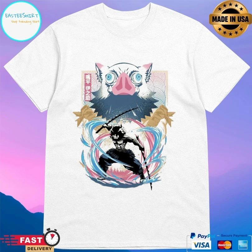 Inosuke Hashibira Wild Blade Boar T-shirts