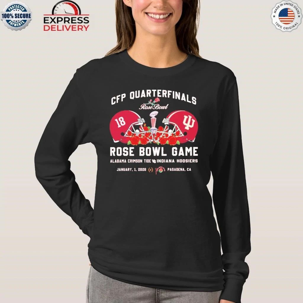 Cfp Quarterfinals Alabama Vs Hoosiers Rose Bowl Game 2026 Shirt