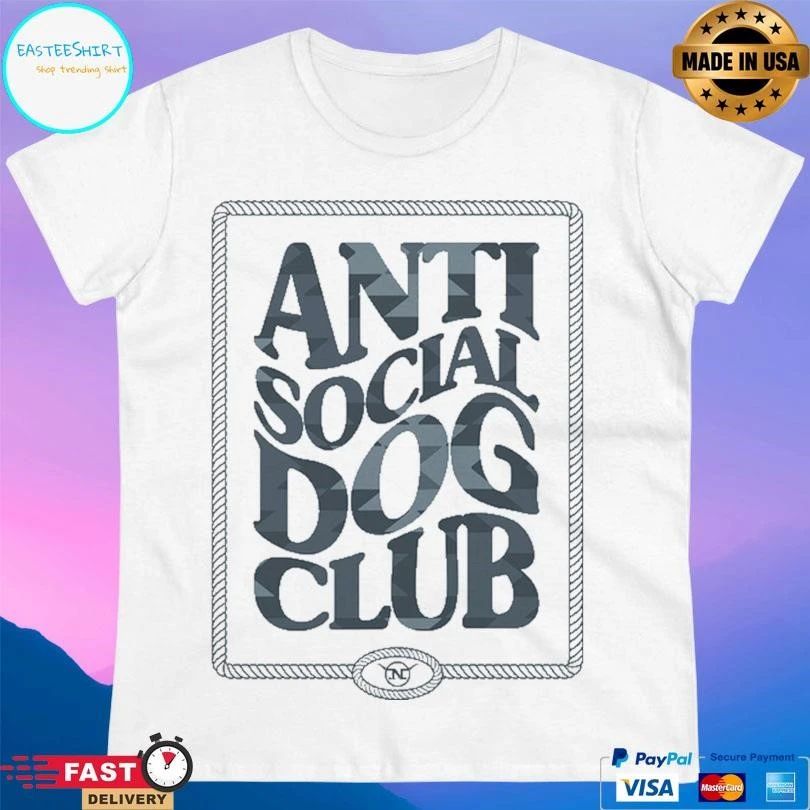 Luciano Western Wear Anti Social Dog T-shirts
