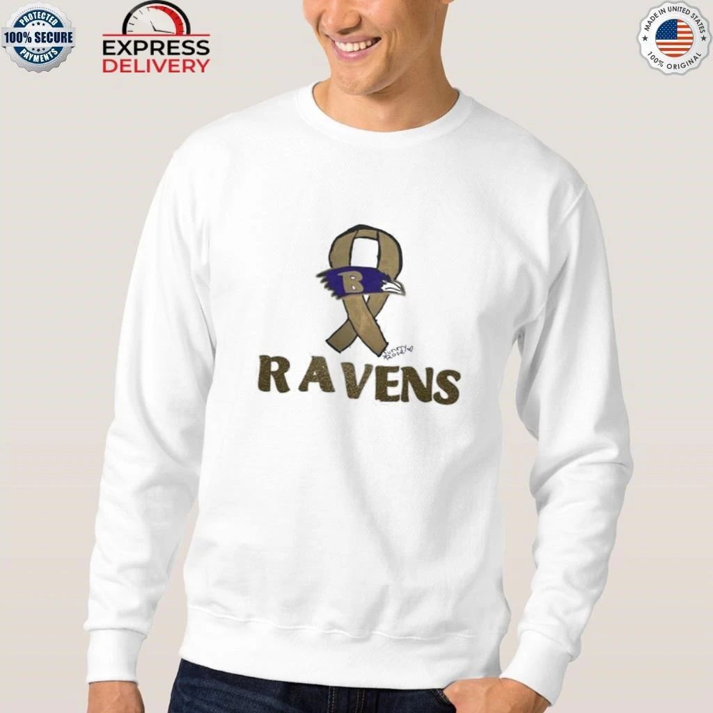 Baltimore Ravens Sunny Rose Ribbon Strong 2025 Shirt