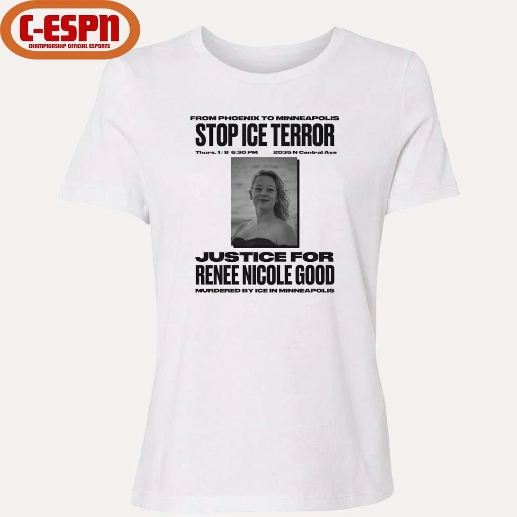 Stop Ice Terror Justice For Rene Nicole Good T-Shirt