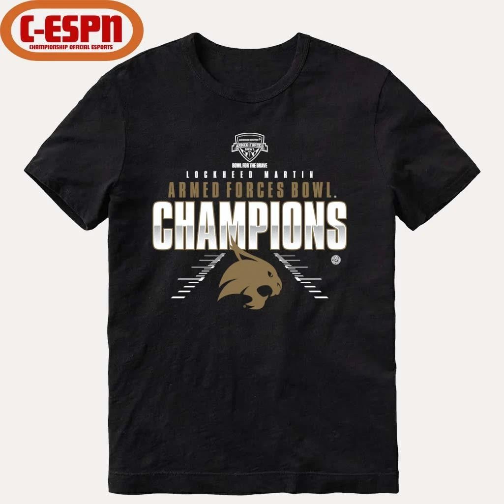 Texas State Football Armed Forces bowl Champions Shirt