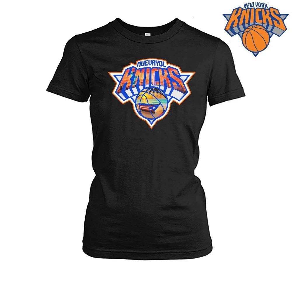 Nuevayol New York Knicks Puerto Rico Flag Sunset Beach Statue of Liberty Vintage NBA Finals 2026 Shirt