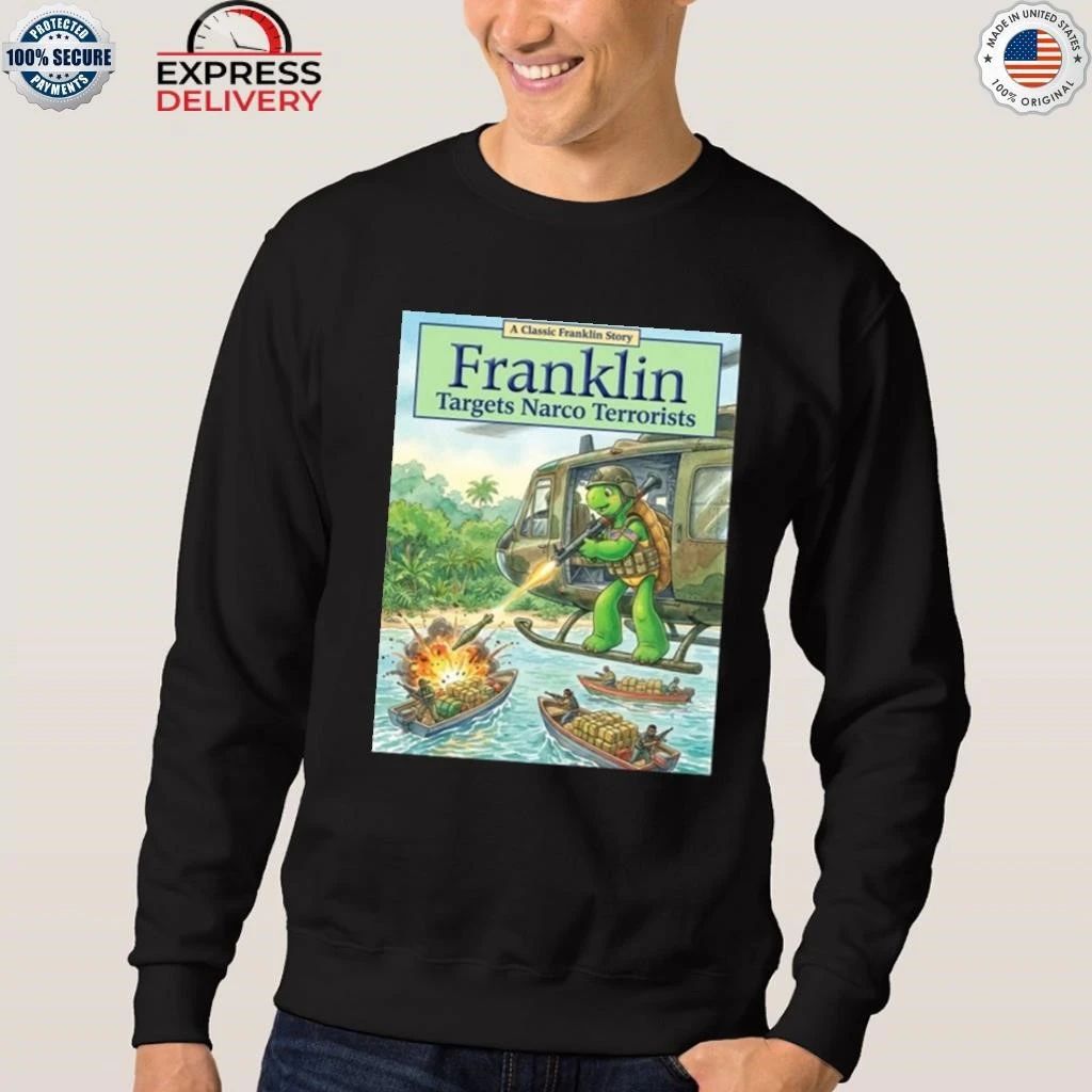 Pete Hegseth Turtle Franklin Target Narco Terrorists Shirt