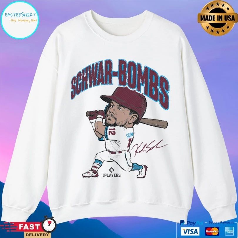 Kyle Schwarber Philadelphia Phillies Mlb Schwar-Bombs T-shirts
