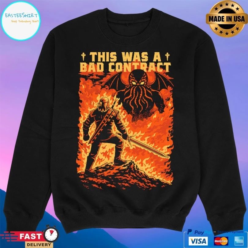 This Was A Bad Contract Mutant Hunts Cthulhu T-shirts