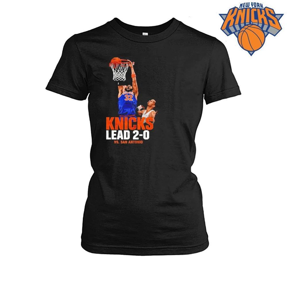 New York Knicks Karl Anthony Towns Dunk Lead 2 0 Vs San Antonio Spurs NBA Finals 2026 Shirt