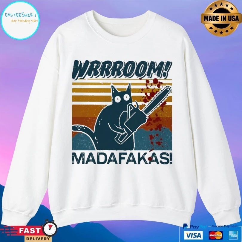 Cat Wrrroom Madafakas Vintage T-shirt