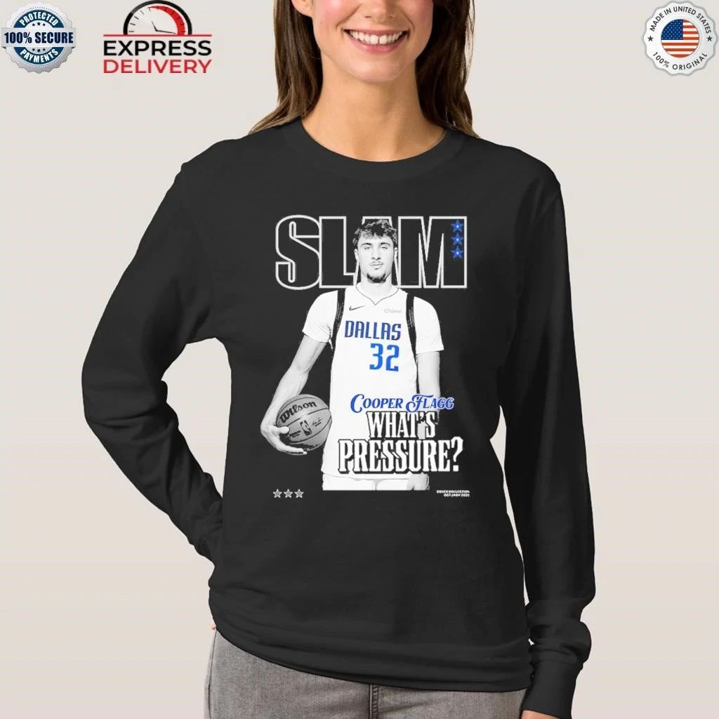 Cooper Flagg Dallas Mavericks SLAM Cover Shirt