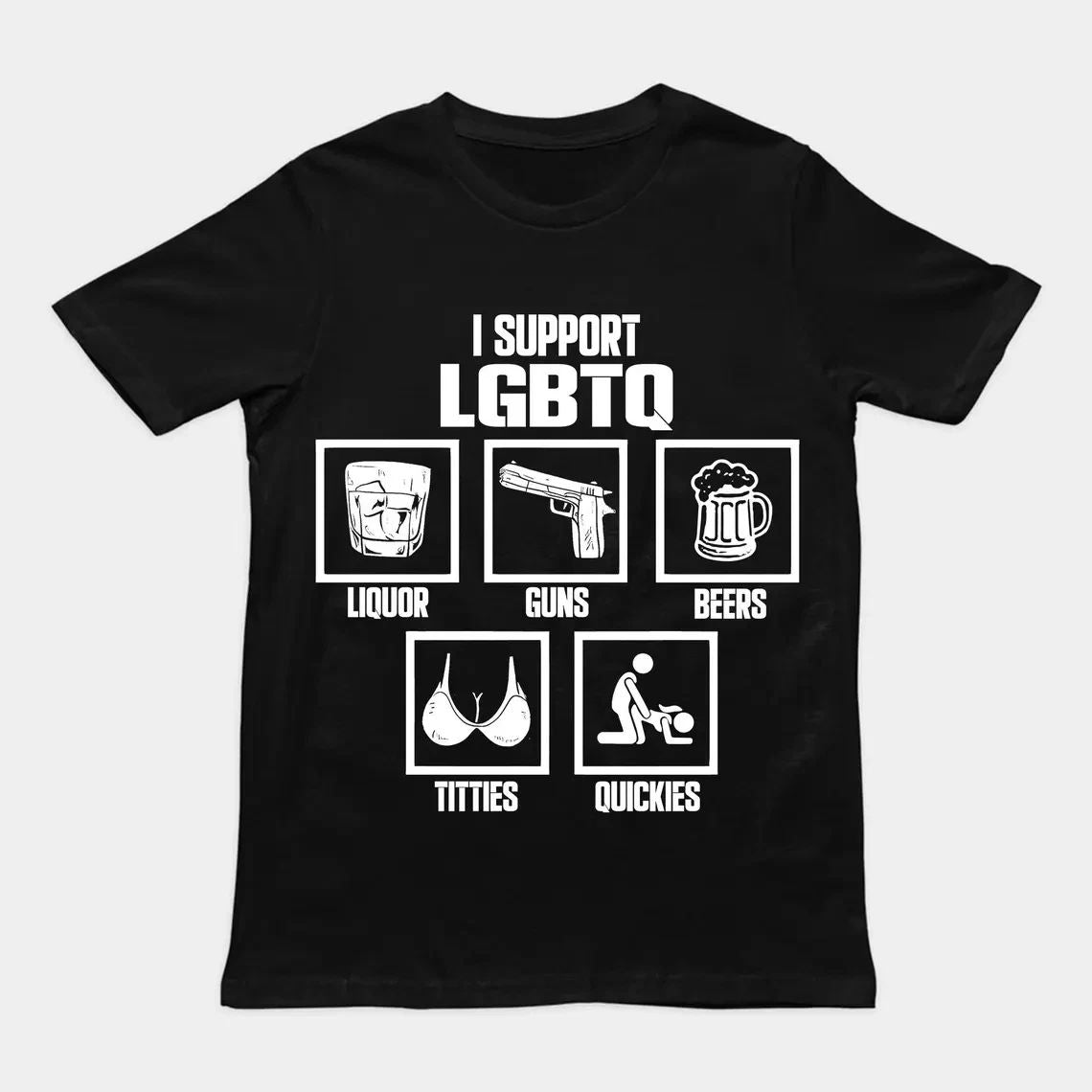 I Support LGBTQ Shirt, Funny Meme Shirt, 100% Cotton Unisex Shirt, Trendy Shirt
