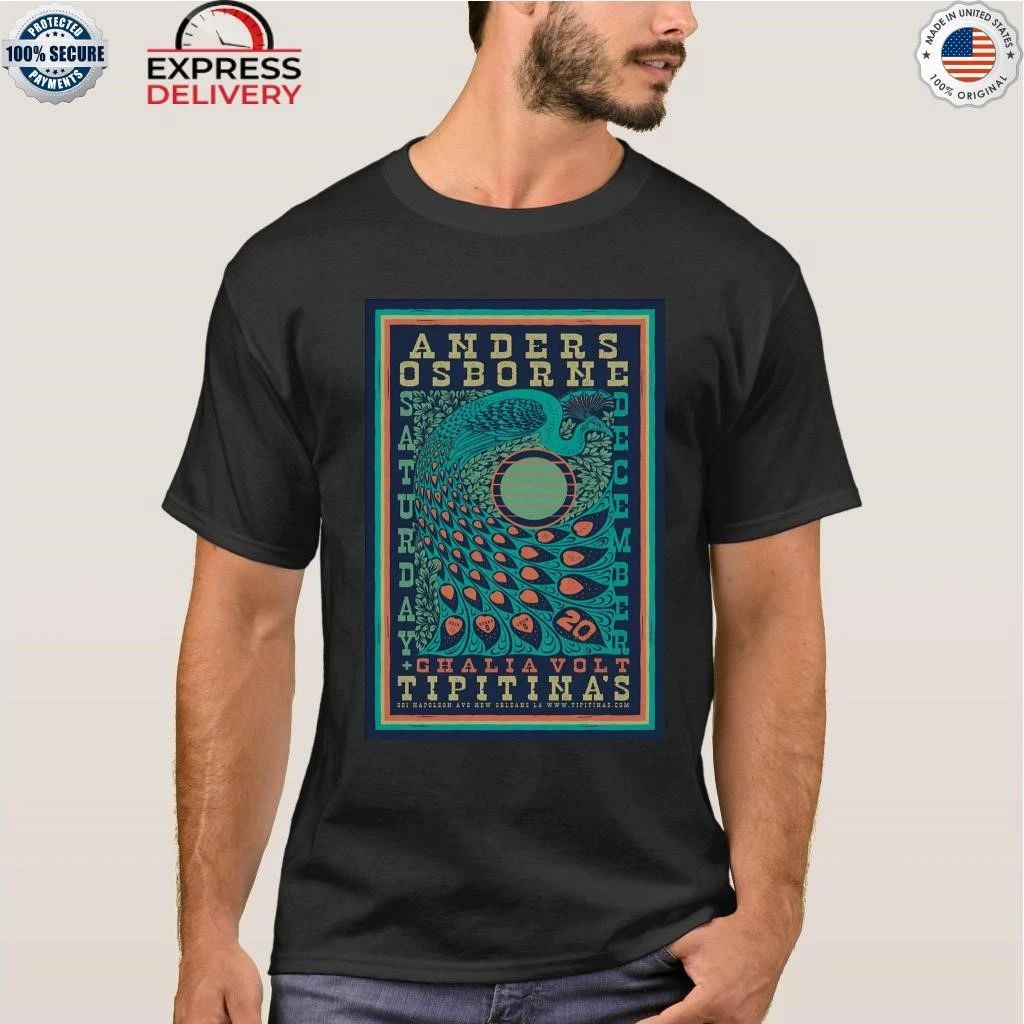 Anders Osborne 2025 New Orleans Tour On Dec 20 Shirt