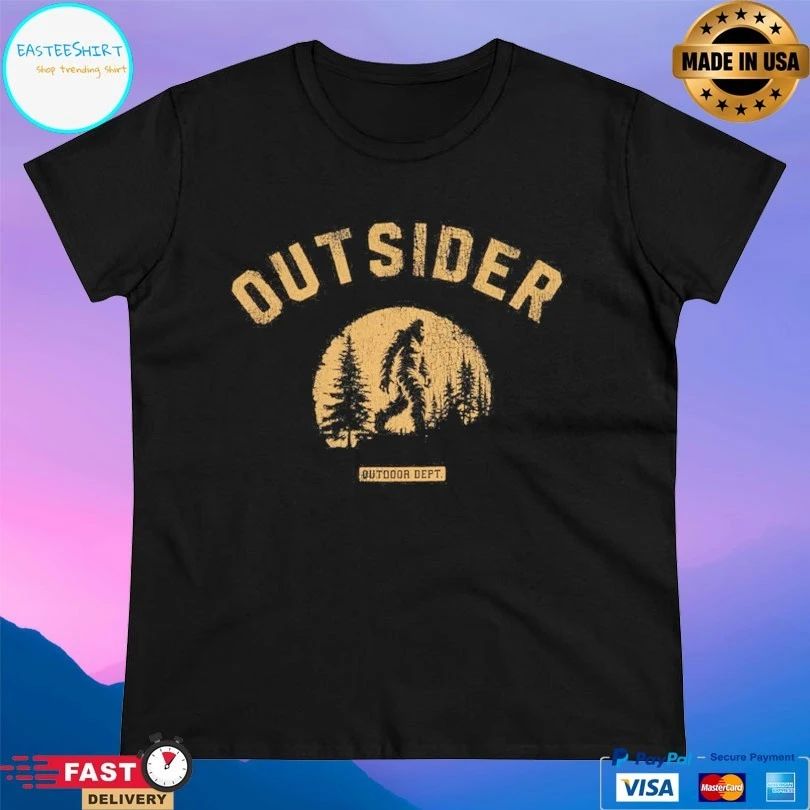 Outsider Outdoor Dept Sasquatch Bigfoot T-shirt