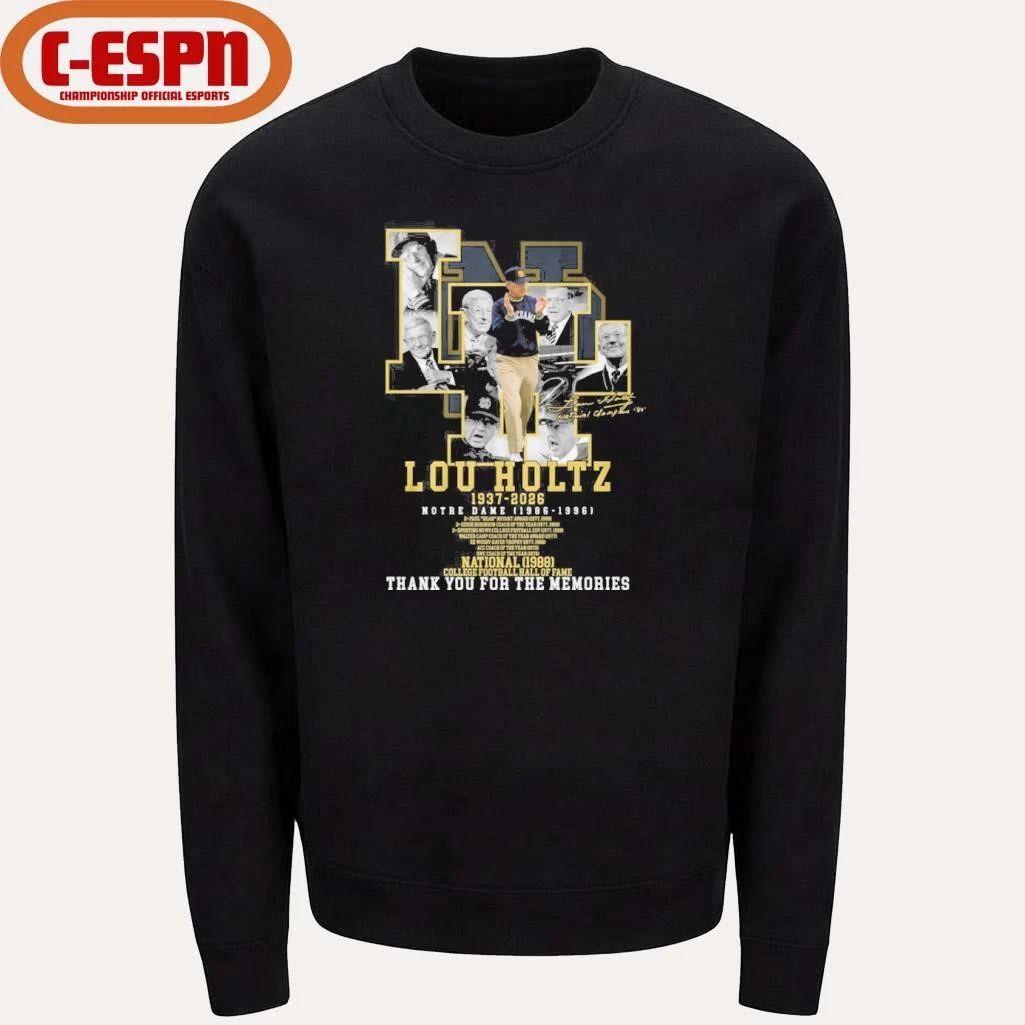 Lou Holtz 1937-2026 Notre Dame 1986-1996 Shirt
