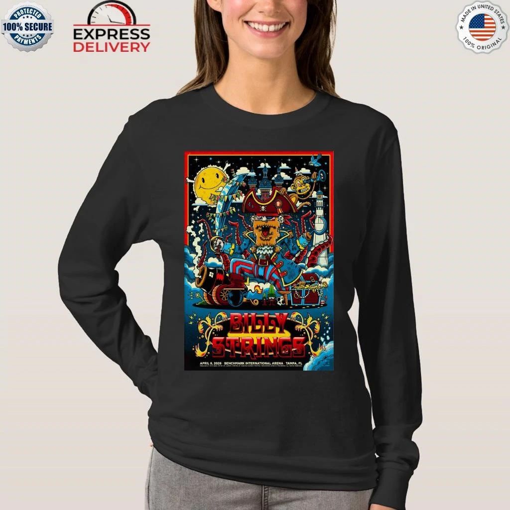 Billy Strings April 8 2026 Benchmark International Arena Tampa FL Shirt