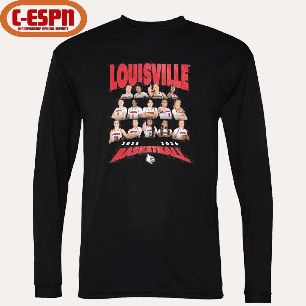 2025-2026 Louisville Women’s Basketball Team Shirt