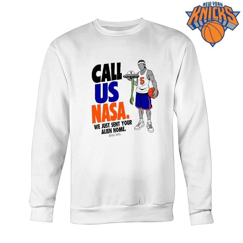 New York Knicks Champions NBA 2026 Immanuel Quickley NASA Alien Custom Meme Shirt