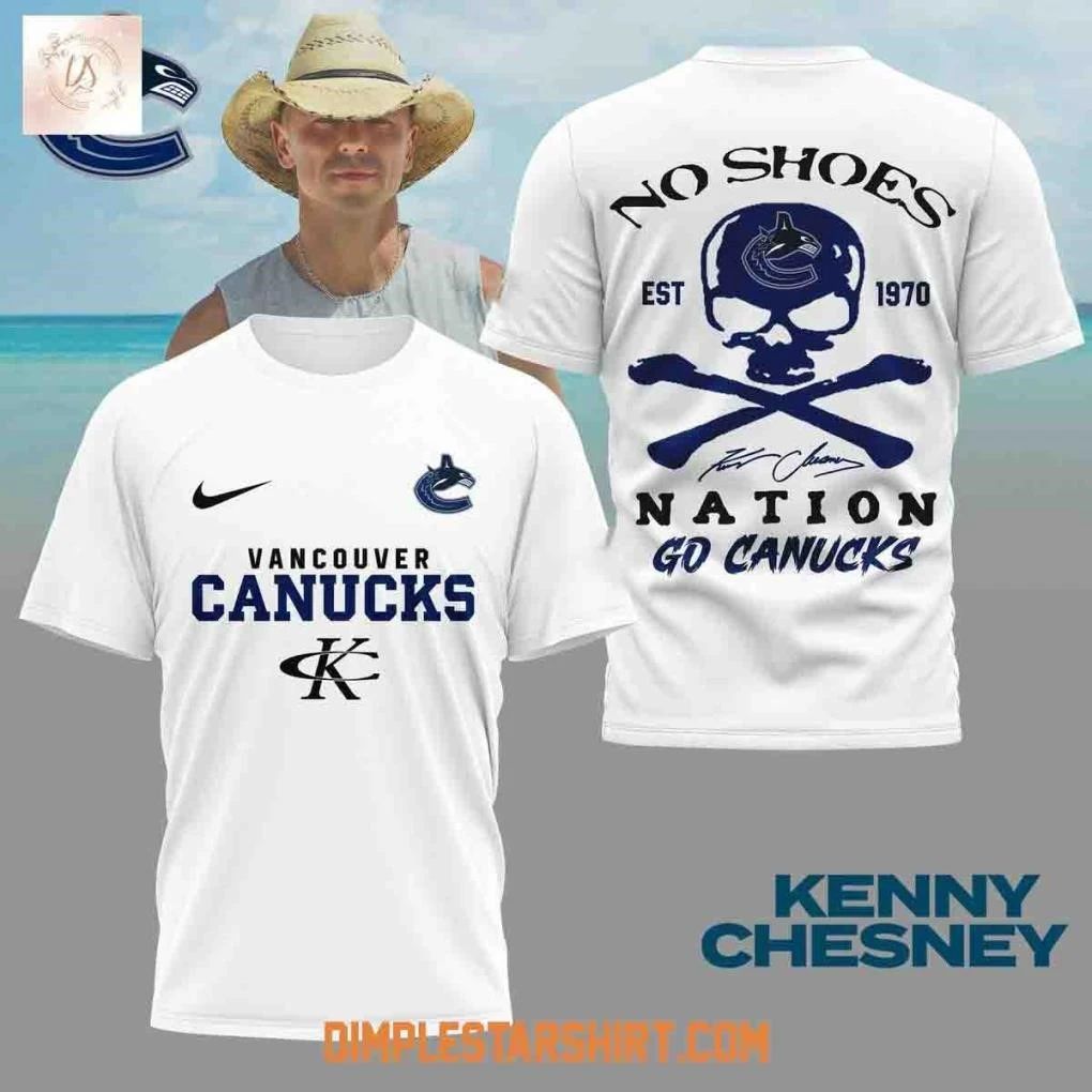 Vancouver Canucks x Kenny Chesney No Shoes Nation Shirt