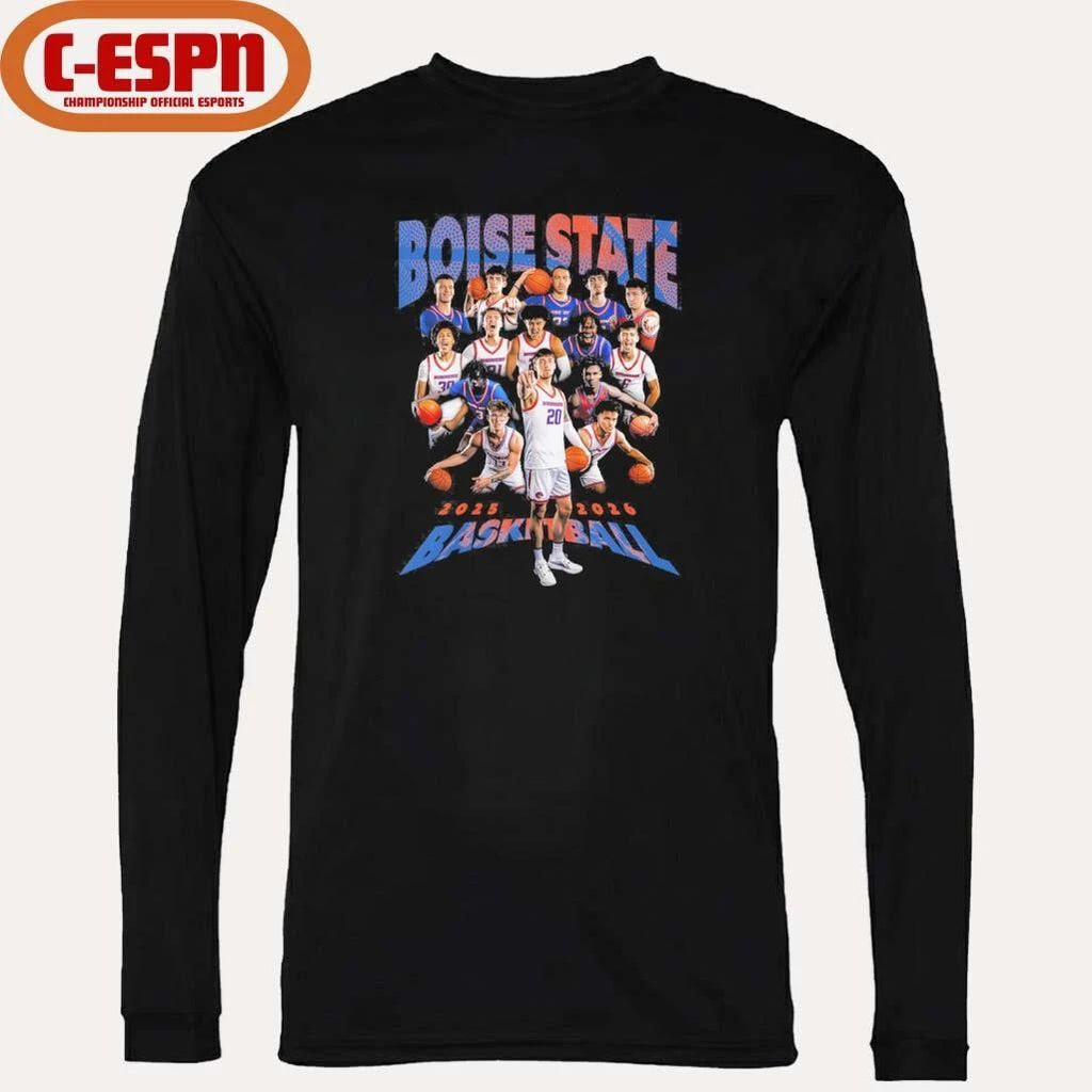 2025-2026 Boise State Men’s Basketball Team Shirt