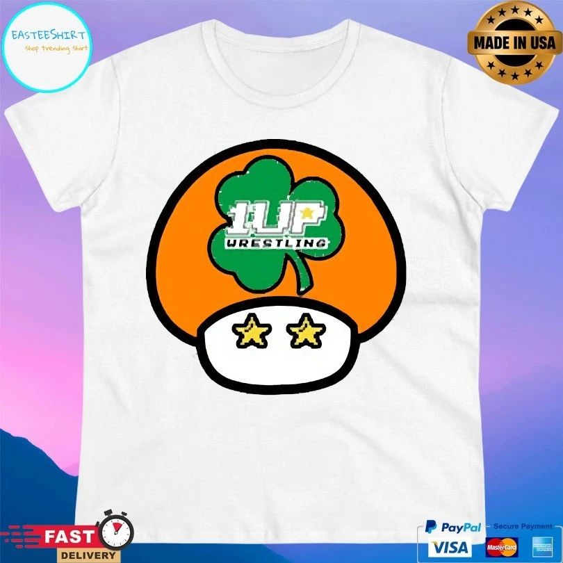 Wrestling 1Up Mushroom T-shirts