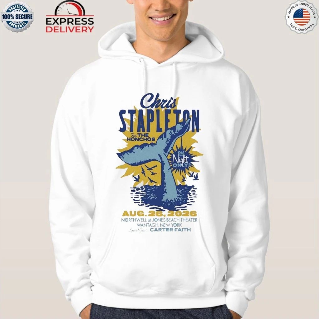 Chris Stapleton Jones Beach Theater 2026 Tour Wantagh NY August 26th Shirt