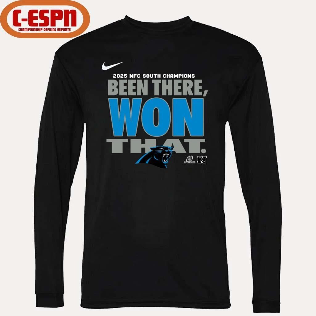 Carolina Panthers Been There Won That 2025 T-Shirt