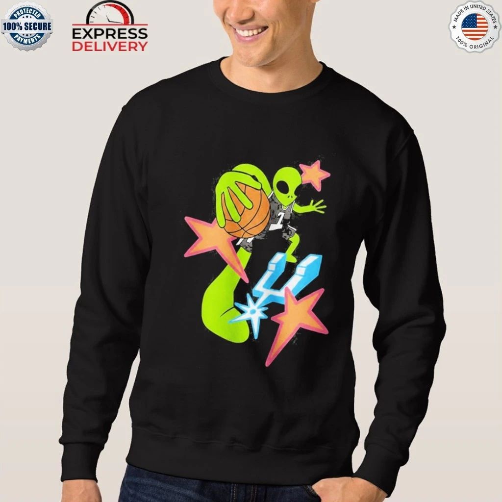 Spurs Conference Finals Wemby Alien Shirt