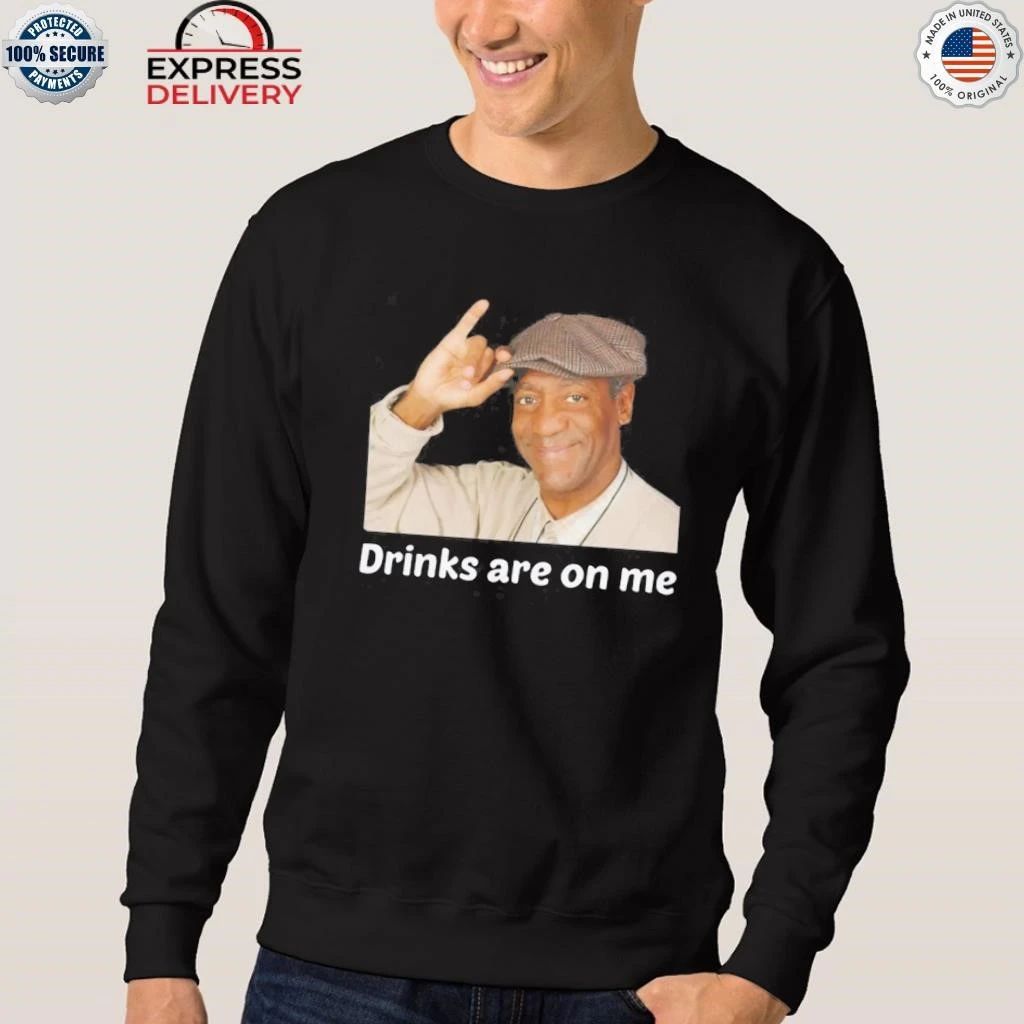 Viet Hands Bill Cosby Drinks Are On Me Shirt