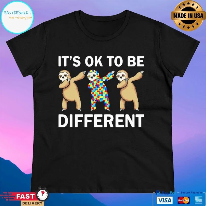 Sloth It’s Ok To Be Different T-shirt