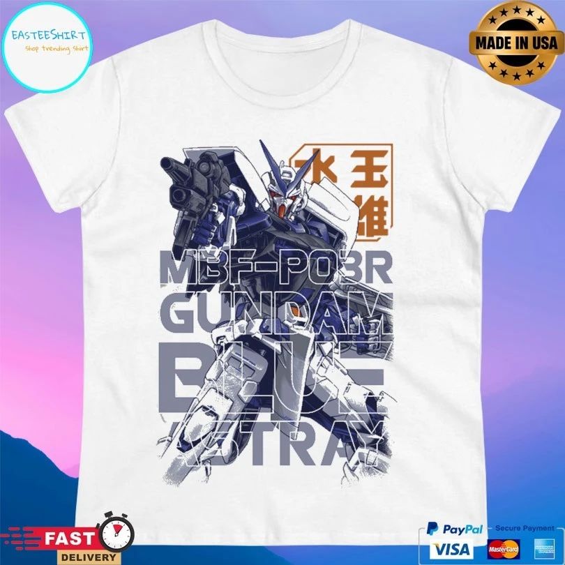 MBF-PO3R Gundam Blue Astray T-shirt