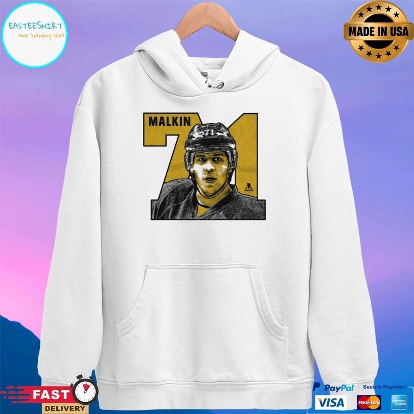 Pittsburgh Penguins Evgeni Malkin 71 Number T-shirt